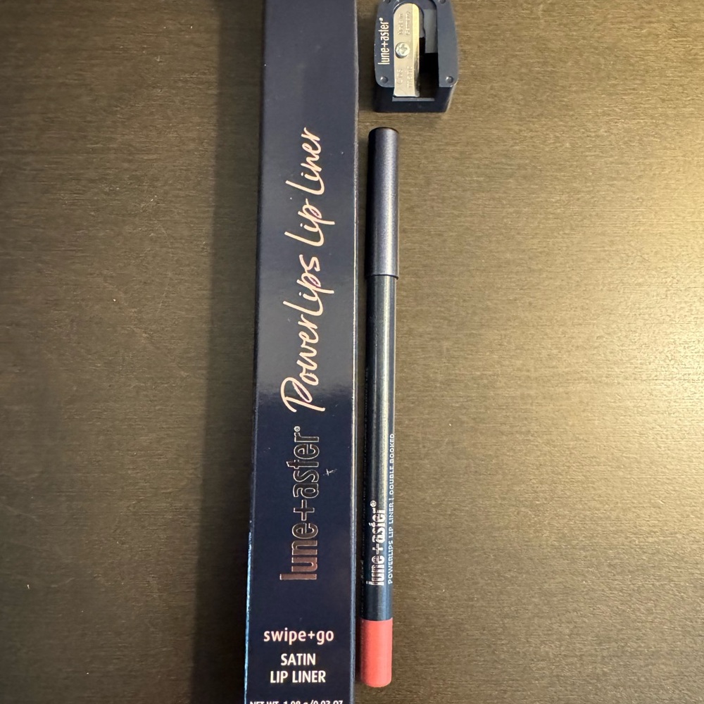 Lune Aster Power Lips Lip Liner Double Booked 1.08 g .03 oz Full Size NIB